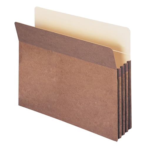 Carpeta fuelle legal Smead Redrope de alta resistencia con pestaña recta para archivos