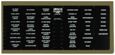 Sea Dog Line Decal Sheet, Label Sheet for Electrical Panels