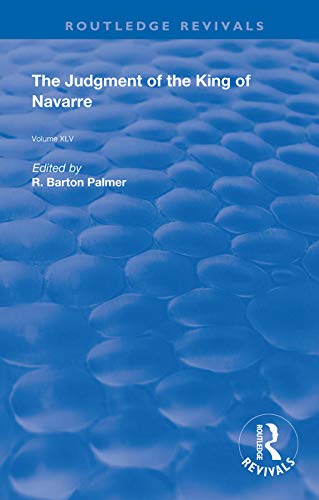 The Judgment of the King of Navarre (Routledge Revivals)