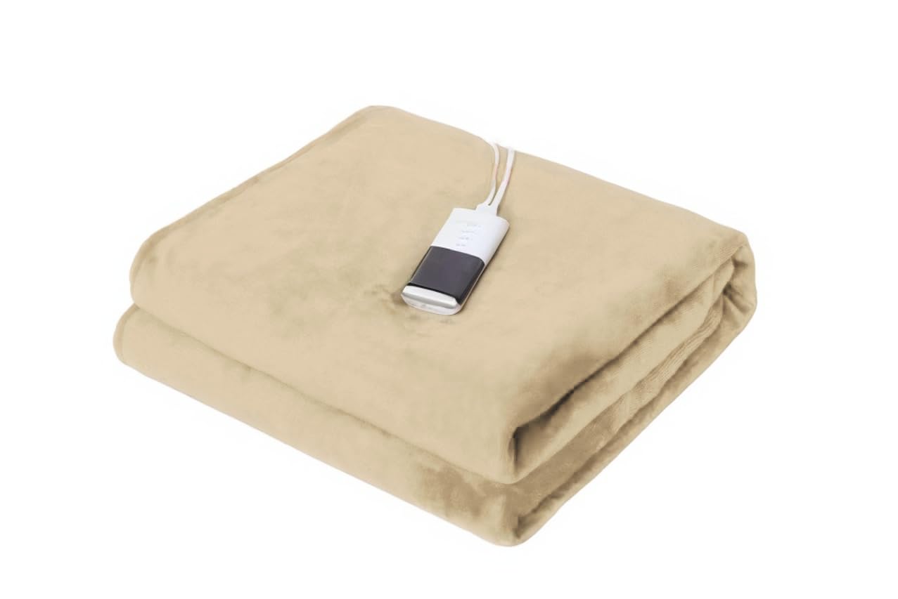 LIUBOYAY Electric Blanket, 50 * 60Inches Heated Blanket, Single and Double Size, Soft Flannel Heating Electric Blanket, 6-Speed Temperature Adjustment, 10 Second Heating, Machine Washable