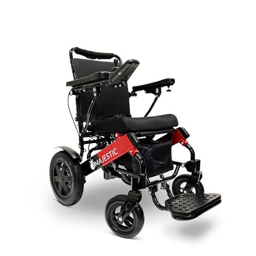 Majestic IQ-9000 Electric Wheelchairs for Adults,Foldable Lightweight Electric Wheelchair,Light Weight Wheelchairs for Seniors,Power Motorized Wheel Chair,19 Miles Long Travel Range