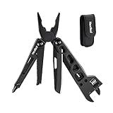 werkzeug tool schlüsselanhänger 【9-in-1 Multi-Tool】 Multifunktionale Werkzeuge: Radiozange, Standardzange, Drahtschlaufenzange, Messer, Holzsäge, Kreuzschlitzschraubendreher, Schlitzschraubendreher, vielseitige Messer, Zangen, Schraubendreher und mehr. Es kann Bäume fällen, Drähte schneiden und Drähte abisolieren. Es kann für eine Vielzahl von Zwecken verwendet werden. Sie können es mit einer Hand bedienen, sodass Sie verschiedene Probleme leicht lösen können für Outdoor-Aktivitäten wie Camping und Angeln verwendet