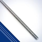 Molybdenum Rod - 36 Length (1/4 inch Diameter - 20 Threads per inch) for Industrial Use - Durable and Corrosion-Resistant Material