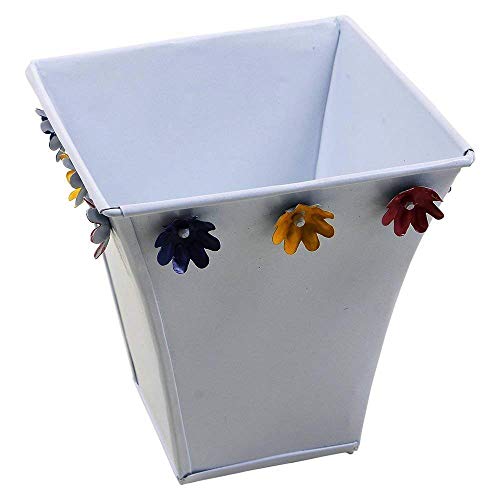 Storeindya SI-US-ALL-7105-N Metal Bucket Planter Galvanized Plant Containers Flower Pots Indoor Outdoor Garden Planters Accessories Christmas Thanksgiving Gift thumb #2
