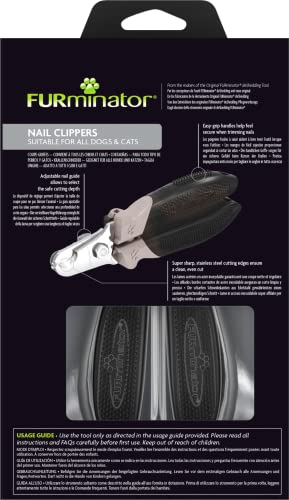 FURminator Nail clipper, professional and simple to use, suitable for dogs and cats, Grey - Image 3