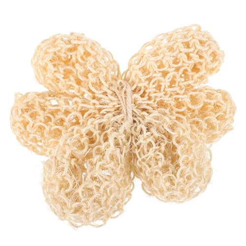 ABOOFAN Esponja Exfoliante para Baño de Sisal Natural 12X7X3 CM Bola de Ducha Espumosa para Exfoliación Corporal Masaje y Limpieza Profunda Piel Adultos