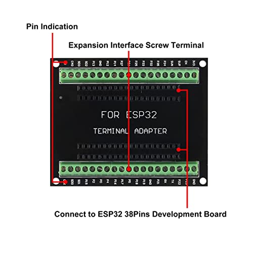 Placa ESP32S GPIO expansión de pines IO para solucionar falta de espacio en protoboard 4
