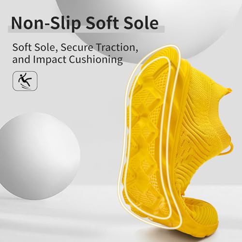 Image of Running Shoes for Men Non Slip Tennis Gym Sneakers Lightweight Breathable Mesh Athletic Shoe Comfortable Casual Workout Walking Shoe for Outdoor Travel Work and Daily Use