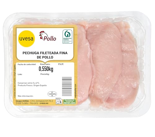 Pechuga fileteada extrafina, 500gr