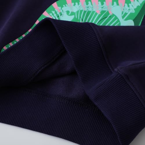 Image of Akyzic Boys Sweatshirts Cotton Long Sleeve Crewneck Pullover Toddler Kids Winter Warm Shirt Sweater Tops 3t-8t