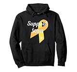 Photo Gallery support squad gold ribbon infanzia cancro consapevolezza mese felpa con cappuccio Photo Gallery support squad gold ribbon infanzia cancro consapevolezza mese felpa con cappuccio