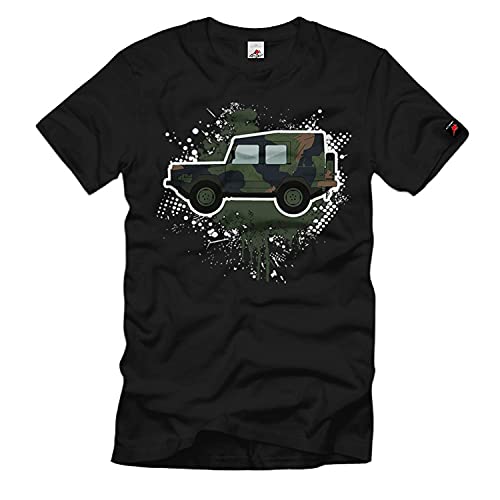 T-shirt BW Iltis Bundeswehr coton noir homme collection militaire Type 183