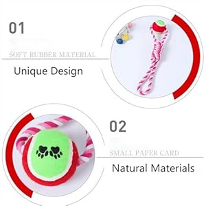  Dog-Ball-and-Cotton-Rope-Dog-Toy-Interactive-Dog-Toy-with-Tennis-BallsIndoor-and-Outdoor-Tug-Toy-for-Dogs-with-Cotton-Rope-for-Durable-Dog-Toys-for-Small-Medium-and-Large-Dogs-Pink