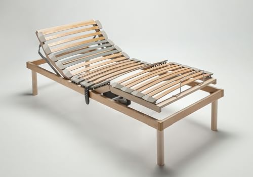 Mentor - Rete Ortopedica a Alzata Elettrica PIAZZA E MEZZO 120x190 Kairy MED Elettrica DISP. MEDICO...