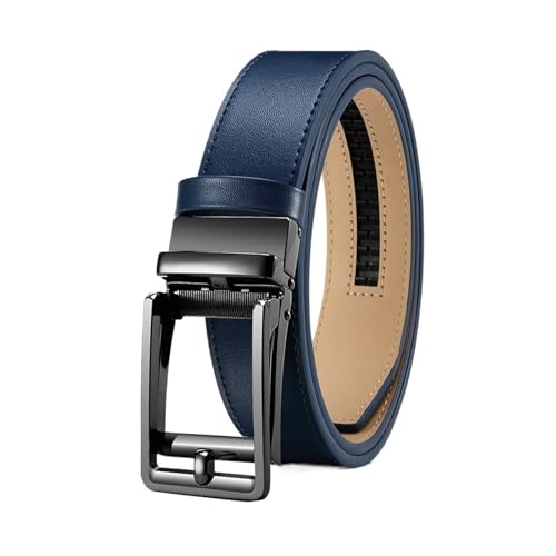 Men Business Genuine Leather Belt Strap For Male Automatic Buckle Belts