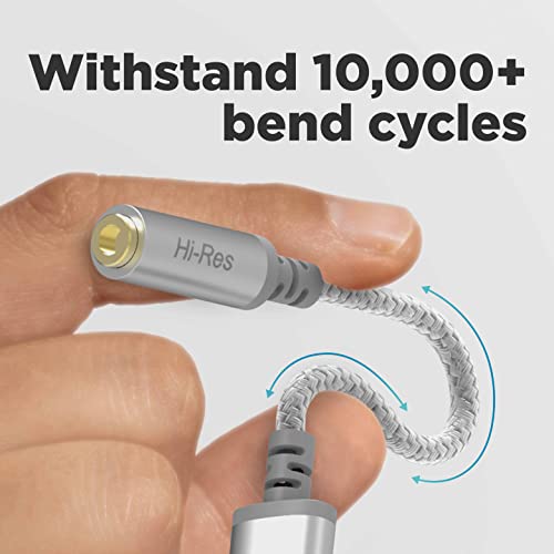 Pengo Usb C To 3.5Mm Audio Adapter, Usb-C To Audio Jack, Hi-Res Dac 192Khz/24Bit, Usb Type C Headphone Jack Adapter For Ipadpro, Aux Adapter For Pixel 3/4/5 Xl, S9,S10,S21,S20,S22 Note 10 And More #TOP4