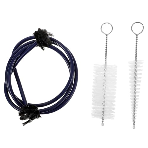 Yardwe Kit de Limpieza para Trompeta con Cepillos Redondos Accesorios de Azul Oscuro Compacto y Ligero...