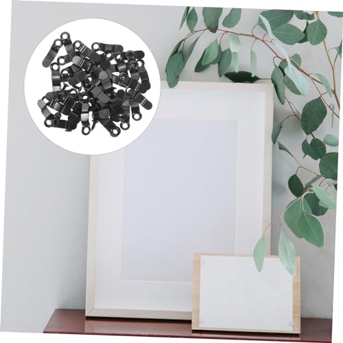 Image of Veemoon 1set Picture Frame Turn Button Fasteners Backing Clips for Hanging Photos and Art Easy to Install Picture Frame Hardware