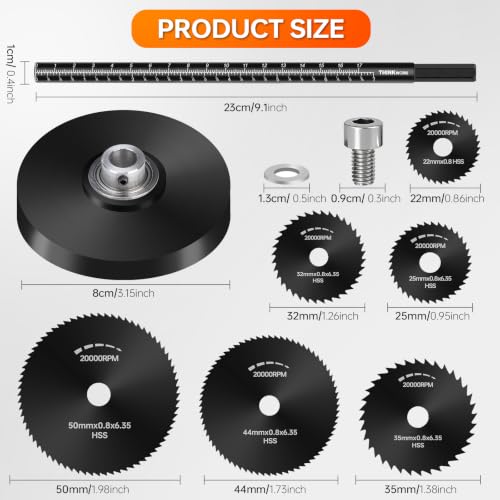 Image of Inside Pipe Cutter for PVC Pipe With 7 inch Scale Gauge Guide, Black