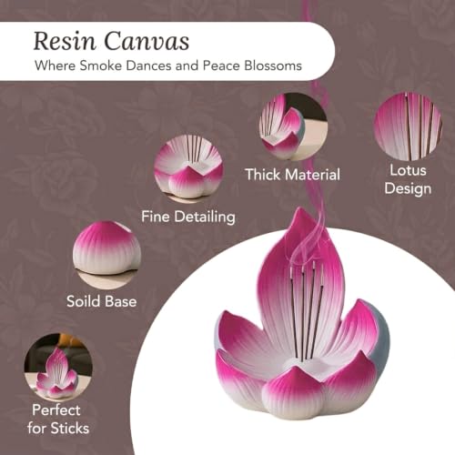 Image of Ekhasa Resin Agarbatti Stand with Ash Catcher | Back Flow Incense Stick Holder Agarbati Stand | Dhoop Dhani Luban Oothupathi Agarbati Agarbathi Udbatti Agarbattee Agarbakthi Pathi Stand for Pooja
