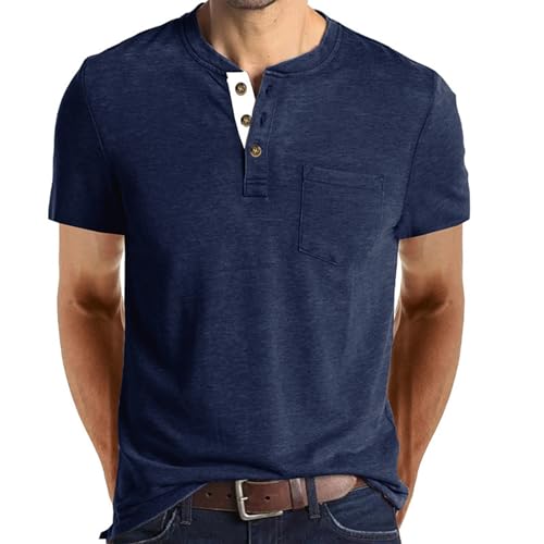T-Shirt Manches Courtes Homme Style Rétro Idéal pour les Voyages d'Été