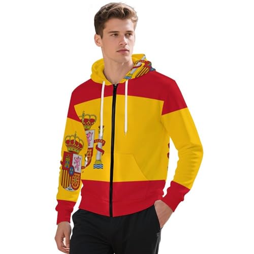 Veste Espagne homme à capuche confortable pour affronter la fraîcheur