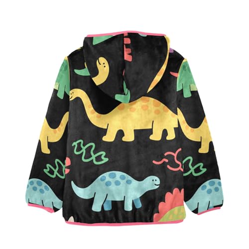 GuoChe Cute Dinosaur Hooded Fleece Jacket Baby2