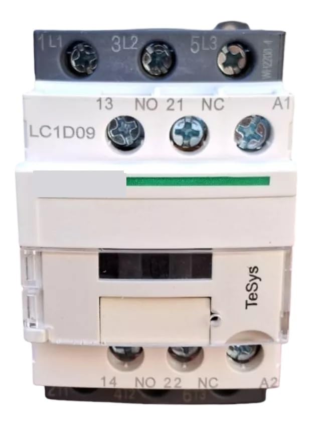 Contacteur 24 VCA 9 A 3 pôles LC1D09B7C pour circuits de commande industriels