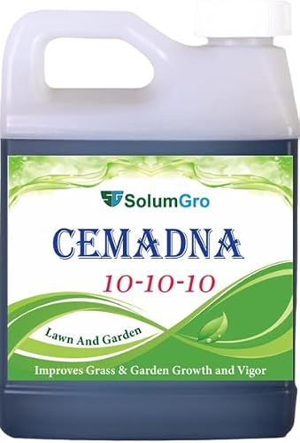 Cemadna Fertilizer 10-10-10, All Purpose for Lawns, Turf, and Garden Plants - Product of USA (1 Gallon)