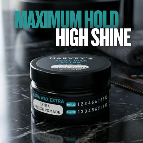 Cera para cabello Harvey's Aqua Wax Extra Deluxe 100g miniatura 2