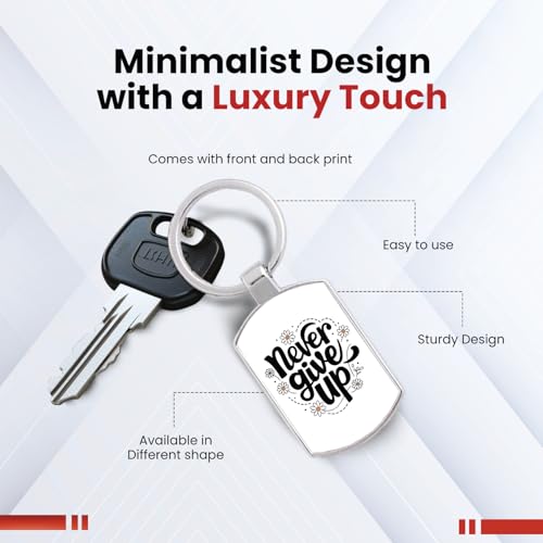 Image of Premium Printed Metal Keychain for Men & Women | High-Definition Artwork Print | Durable Key Ring for Car, Bike, Home & Office Keys | Stylish Decorative Key Holder Gift