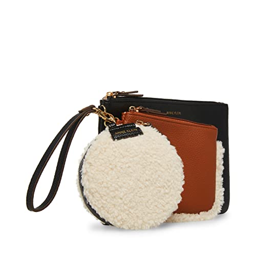 Anne Klein mixed media pouch trio w/wrislet4