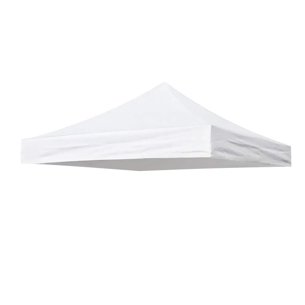 Toile de Toit de Rechange pour Pavillon Tonnelle Tente - Blanc, 3x3m
