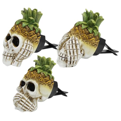 CLISPEED 1 Juego decoración casa ventilador car air freshener air fruer vetilador pinzas ambientador coche calavera accesorios aire auto Frío pinzas para coche decoraciones del coche resina