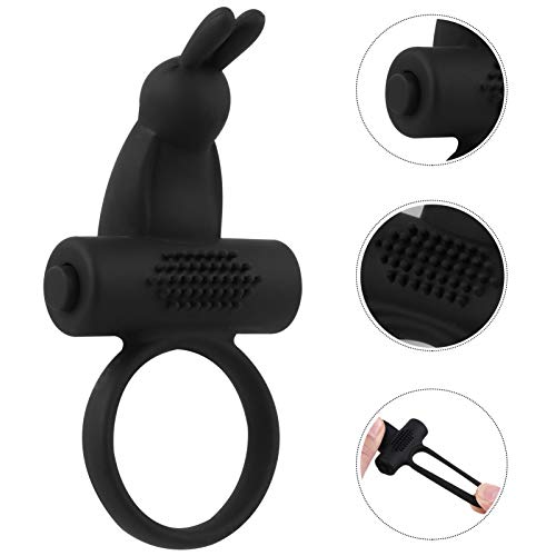EXCEART Cockring Vibrator Draadloze Ring Konijnenoren Penis Clitoris Vibrator Ringen Speeltjes Voor Mannen Man - Image 3