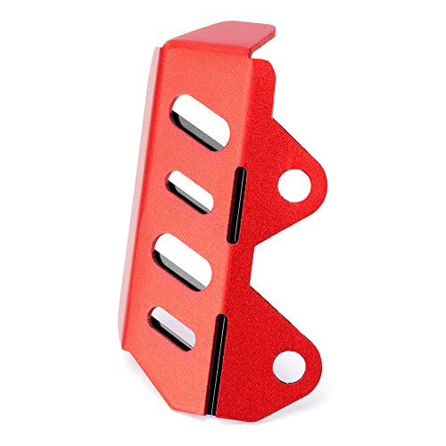 Modeer Für Tenere700 Rally XTZ690 XTZ700 T7 2019-2022 Motorradzubehör CNC Hinterradbremszylinder Schutzabdeckung Schutzfolie XTZ 690 Tenere 700 T 7 (Rot-1)