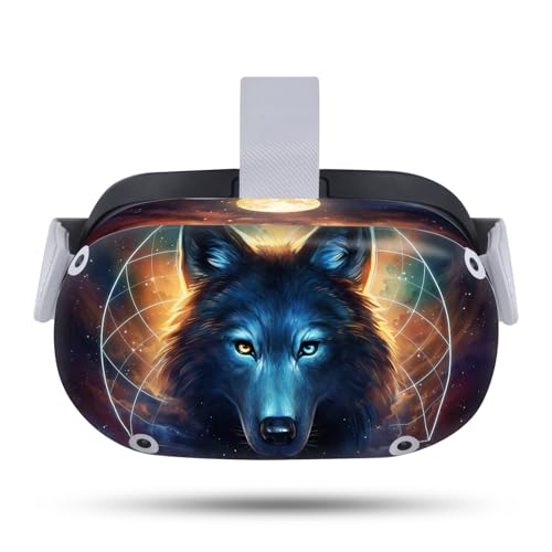 Head Case Designs Officially Licensed Jonas JoJoesArt Jödicke Dreamcatcher Wolf Art Mix Vinyl Sticker Skin Decal Cover Compatible with Meta Quest 2