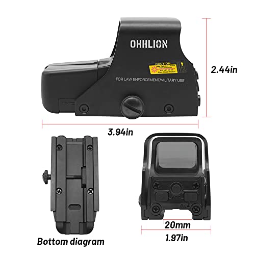 Ohhlion 551 Metal Holographic Bright Green & Red Dot Sight thumb #5