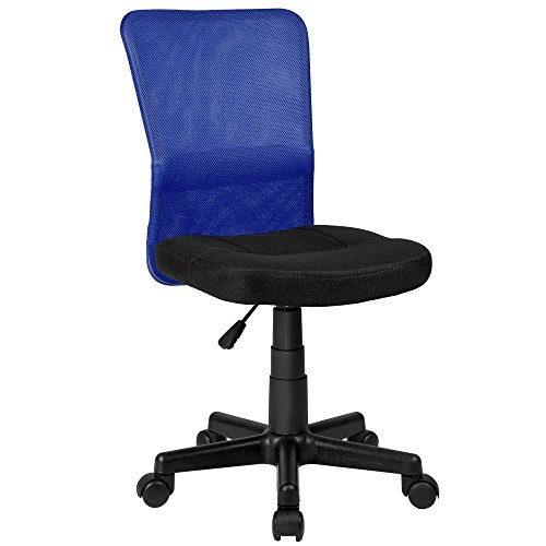 La Silla Española Mojácar Silla de Oficina y Despacho, Poliéster, Azul, 50x40x95 cm