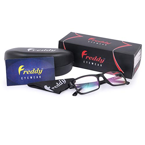 Image of Freddy Unisex Zero & Power Reading Blue Cut Anti Reflection glasses Full Frame Spectacles Glasses For Mobile Laptop Tablet Computer