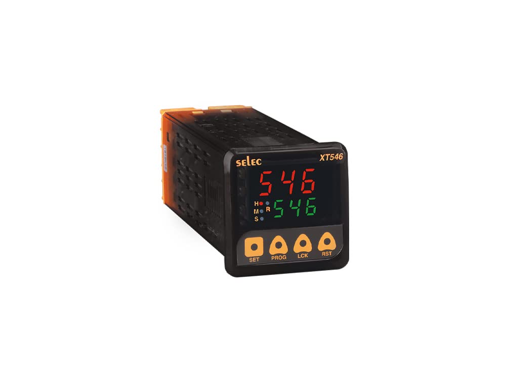DUAL DISPLAY 3+3 digit, Single set point Digital Timer Selec XT546A