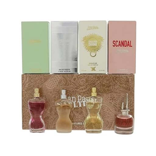 Jean Paul Gaultier Juego de 4 miniaturas para mujer (La Belle, Scandal, Classique, Divine) | Ya disponible en tu tienda friki favorita! En mundofriki.es!