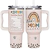 Best Mom Ever Gifts – Mothers Day Gifts From Daughter, Son – Birthday, Christmas Presents For Mom – New Mom Gifts For Women – 40oz Tumbler With Handle Straw