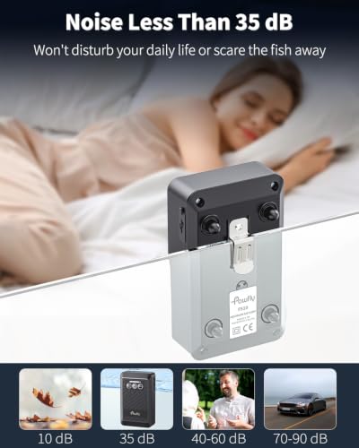 Image of Pawfly Aquarium Lithium Battery Powered Air Pump USB Rechargeable Oxygen Pump Portable Live Bait Aerator Pump for Outdoor Fishing and Fish Transportation