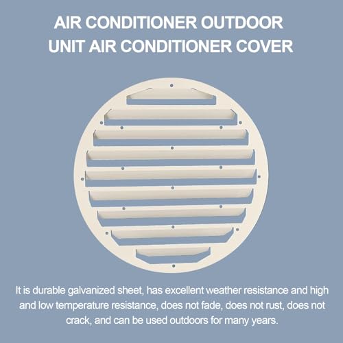 Grille de déflecteur de climatisation haut de gamme pour unité extérieure - 2