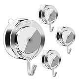 【Breite Kompatibilität】Unsere saughaken können an glatten und porenfreien Etiketten wie Fenstern, Spiegeln, Glas, Fliesen, Metall, Holz usw. befestigt werden. Nicht auf unebenen, porösen, gekrümmten oder rauen Oberflächen verwenden. Sie können diesen multifunktionalen saugnapf haken im Badezimmer, in der Küche, im Büro, in der Zimmerschule, im Hotel oder im Geschäft verwenden.