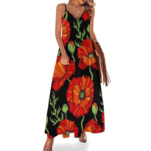 Robe longue d'été femme à rayures noires chic pour plage et vacances