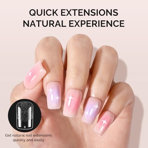 Image of MelodySusie Short Square X Nail Tips - 600Pcs 15 Sizes Clear Acrylic, Half Matte Full Cover Press on Nails for DIY Extension & Salon Use, Pre-Shaped for Long-Lasting Manicure