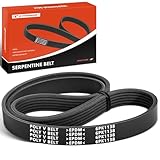 A-Premium Engine Serpentine Drive Belt Compatible with Ford, Honda, Lincoln, Mazda & Mercury Cars - Explorer, Escape, Fusion, Edge, Taurus, Flex, MKZ, MKX, MKS, MKT, 6, CX-9, Mariner, Milan, & More