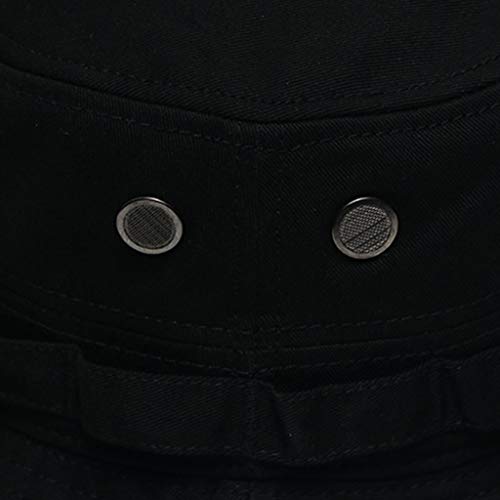 Chapéu Bonnie unissex ao ar livre para proteção Bonnie Hat aba larga alça de queixo secagem rápida r